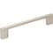 Jeffrey Alexander 128 mm Center-to-Center Satin Nickel Square Sutton Cabinet Bar Pull 635-128SN - alternate 1